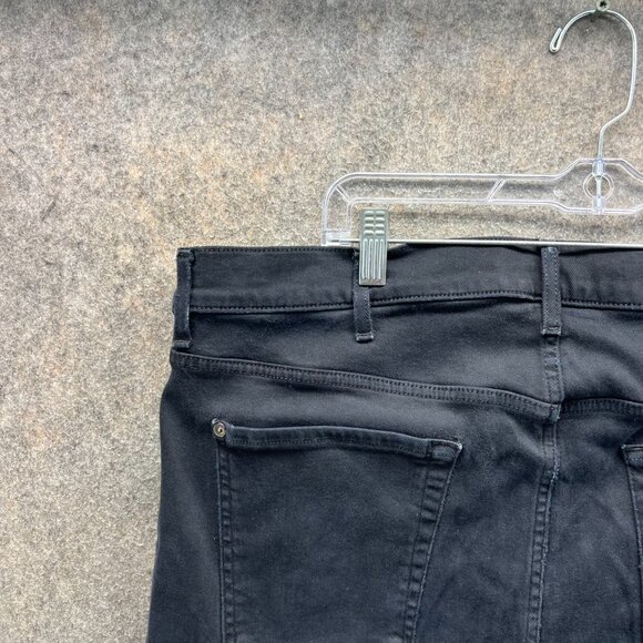 7 For All Mankind Jeans Mens 38 Black Paxtyn Luxe Performance Skinny Fit - Picture 2 of 13